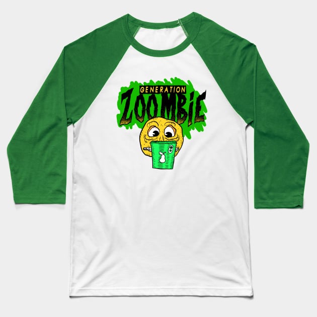 zombie zoomers. gen Z VS boomers. Baseball T-Shirt by JJadx